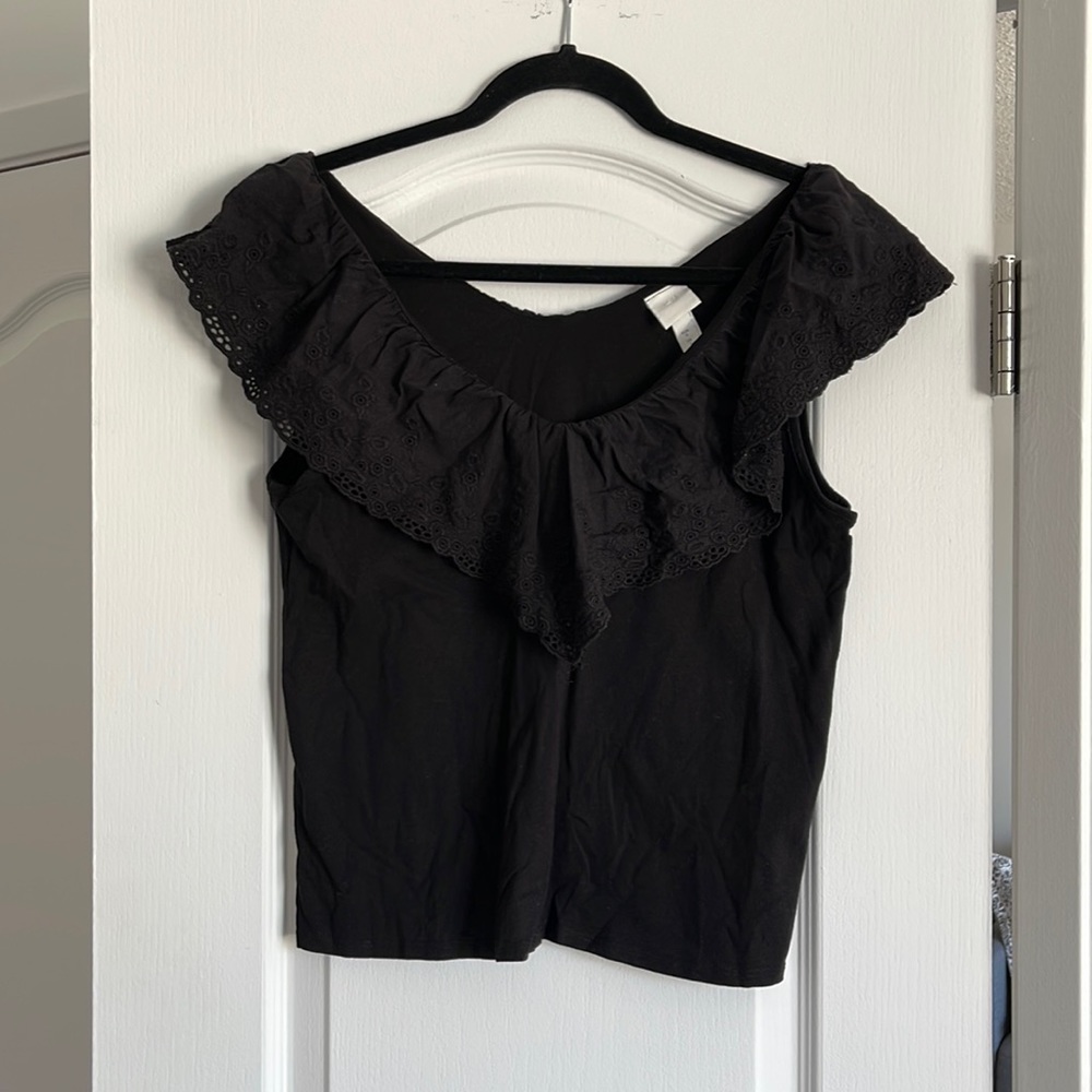 Black Off the Shoulder H&M Top